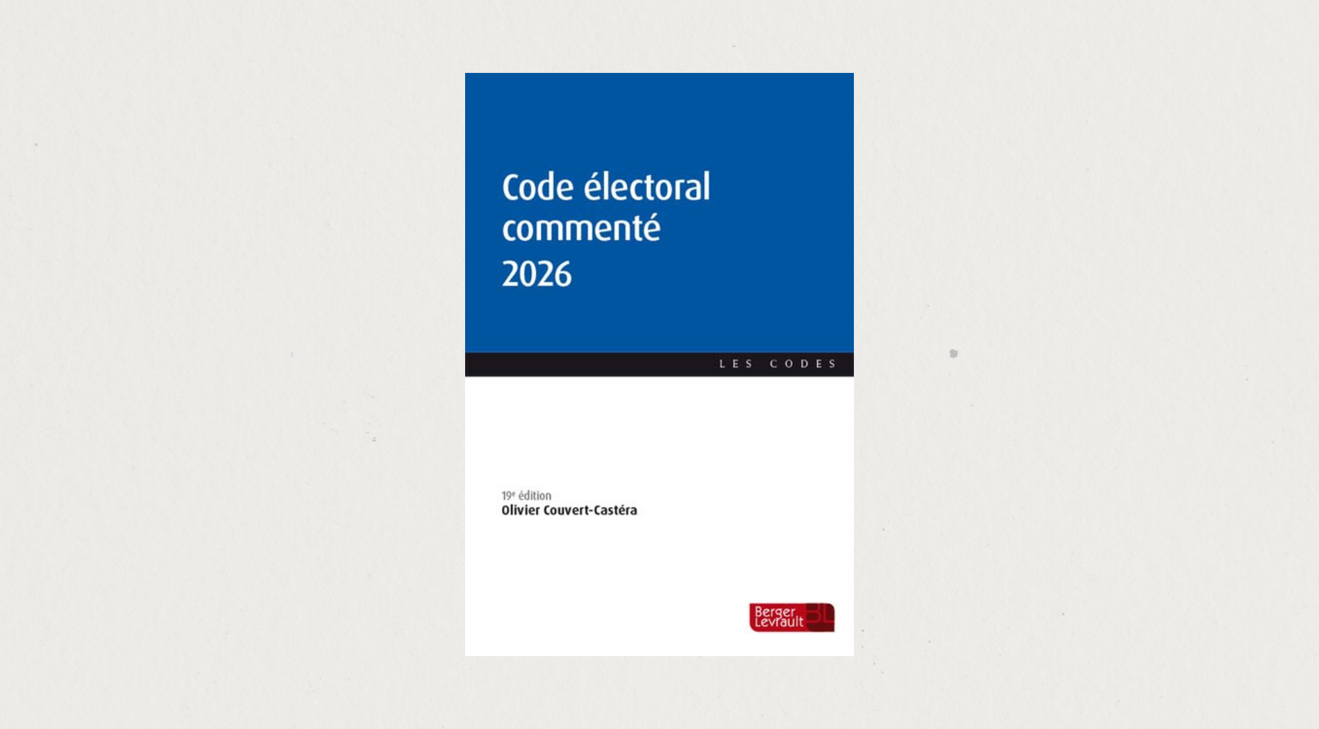 Illustration de l'article Code électoral commenté 2026 